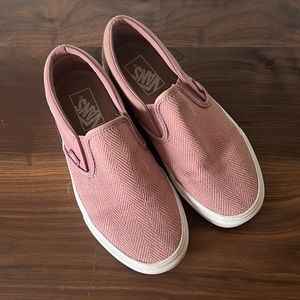 Pink Vans Slip Ons